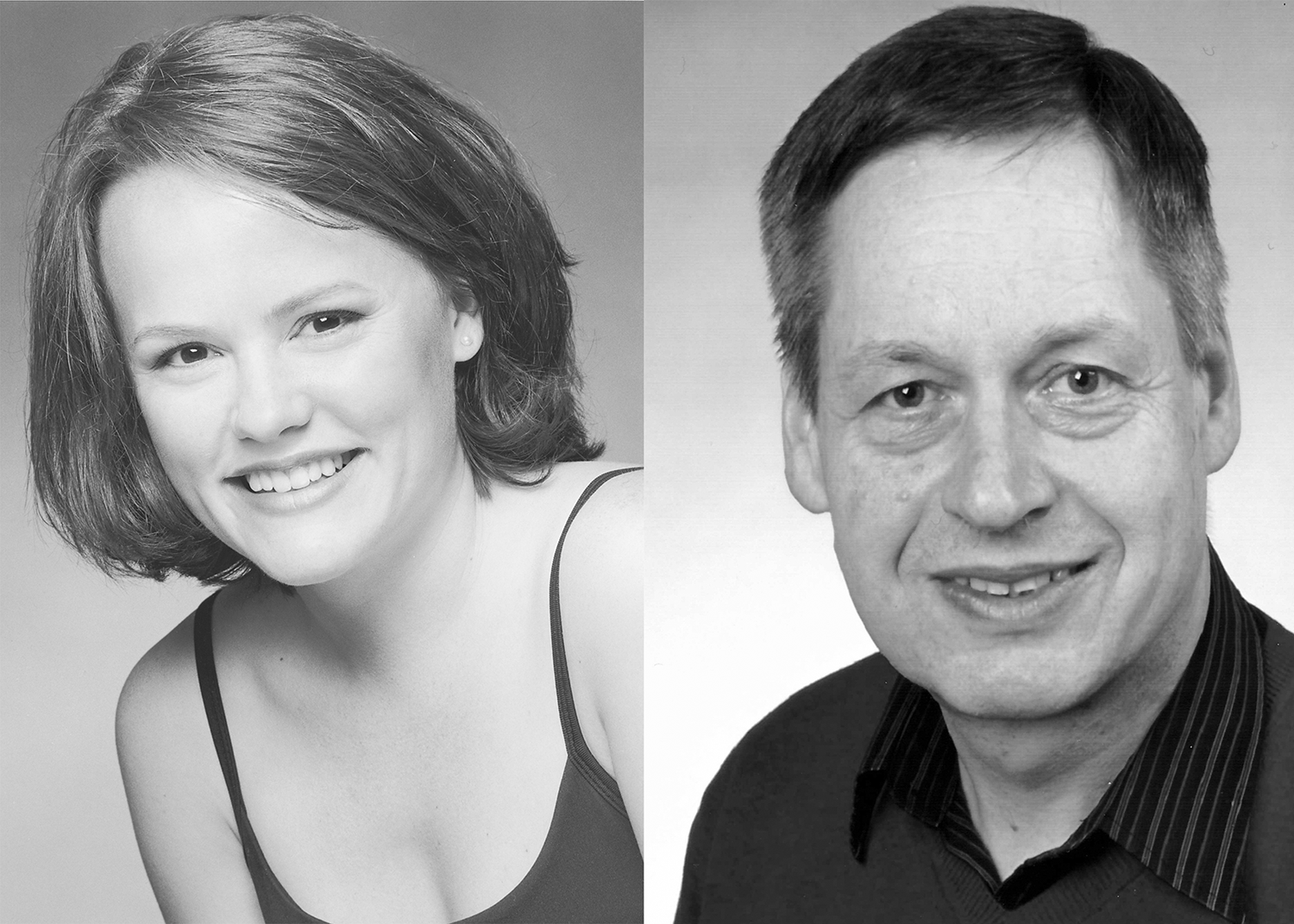 Headshot of Emily Grndstad Hall and Jens Marggraf