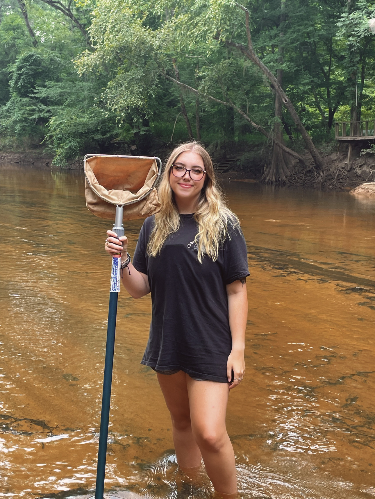 Thanks to the $47,000 grant from the National Council for Air and Stream Improvement, Inc. (NCASI), the research group has received financial support to conduct research on the ecology of local watersheds in forestry areas. The funding supports their study of how forestry management practices impact freshwater ecosystems.