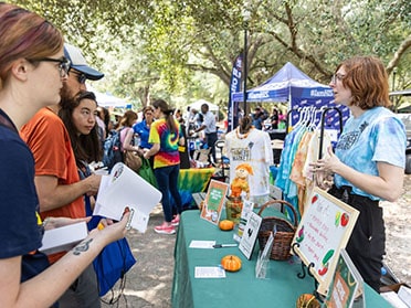 Georgia Southern students learn about local businesses during the annual 'Boro Browse event
