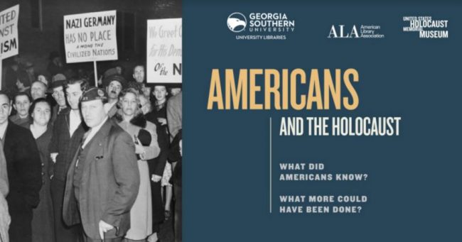 Americans and the Holocaust traveling exhibit.