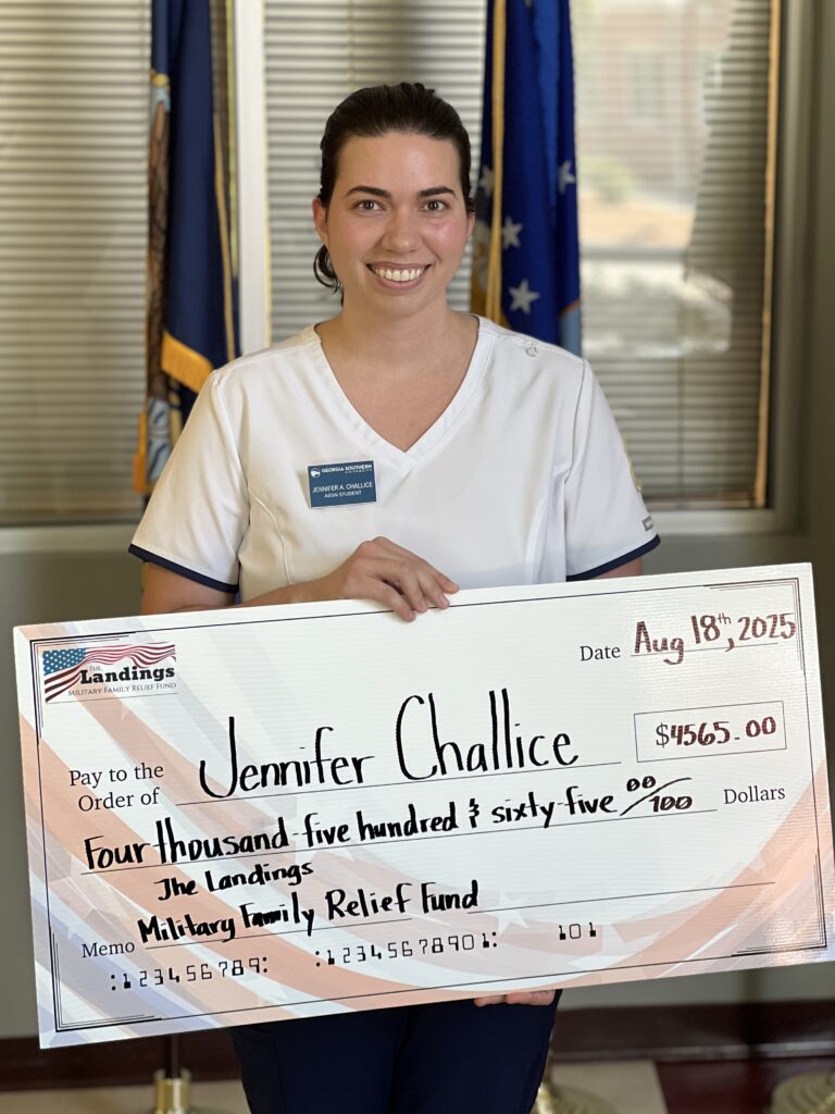 Nursing student receives 2025 military spouse scholarship