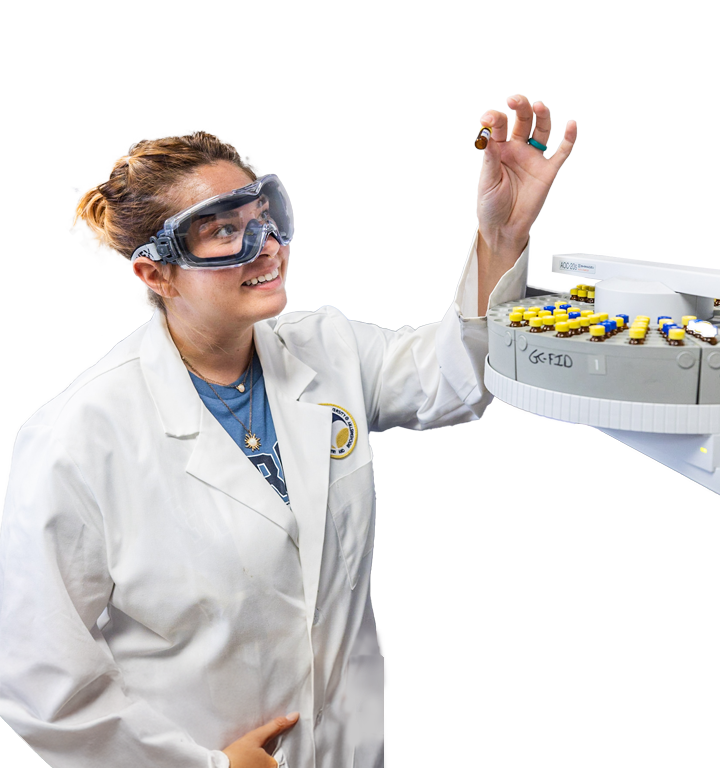 Researcher cutout