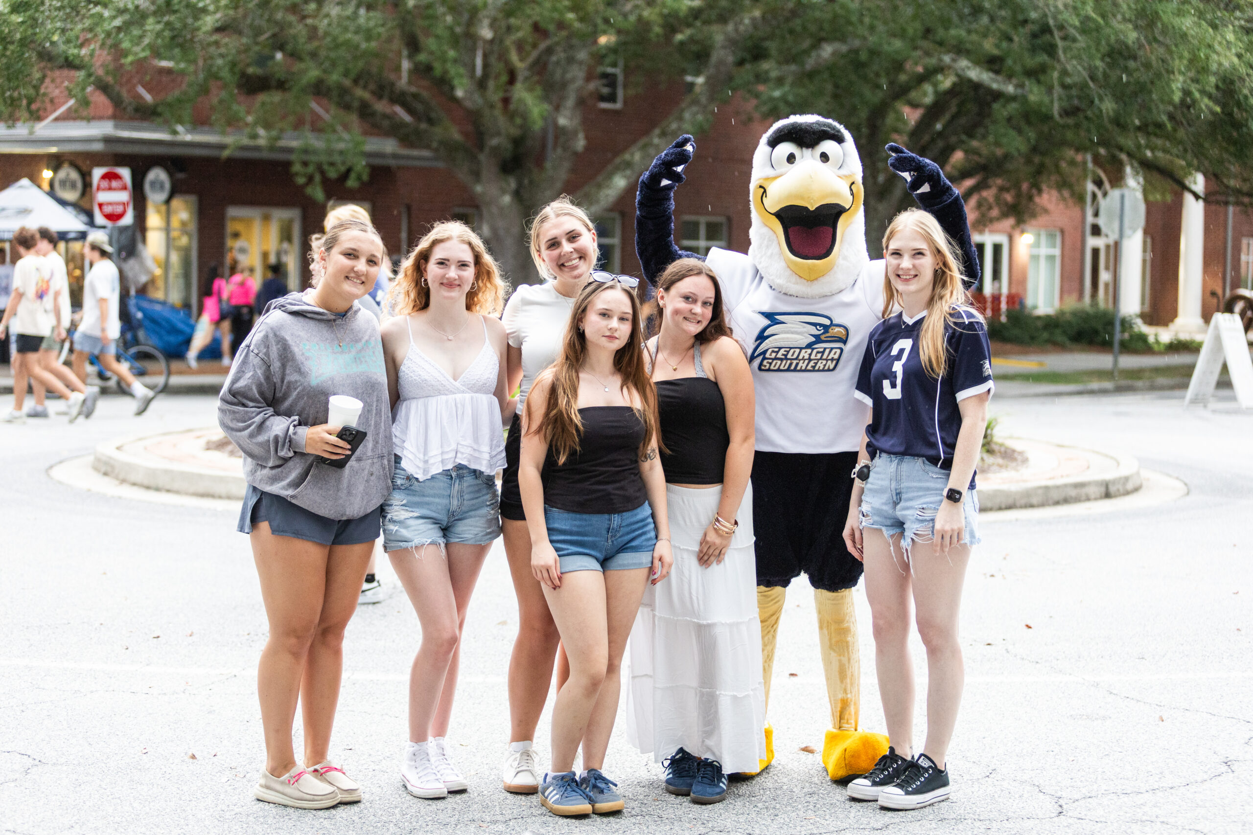 georgia southern GUS with students